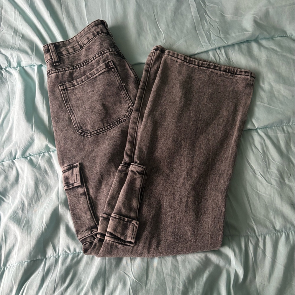 SHEIN , Grey, cargo/straight leg